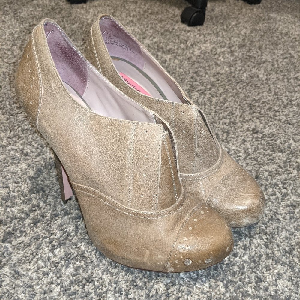 Tan Heeled Boots